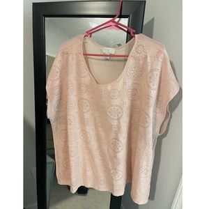 Pink Silk Top/Blouse